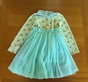 Girl's Floral Tulle Dress Used